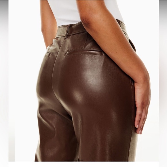 SOLD OUT babaton high waisted leather pants - Picture 2 of 5